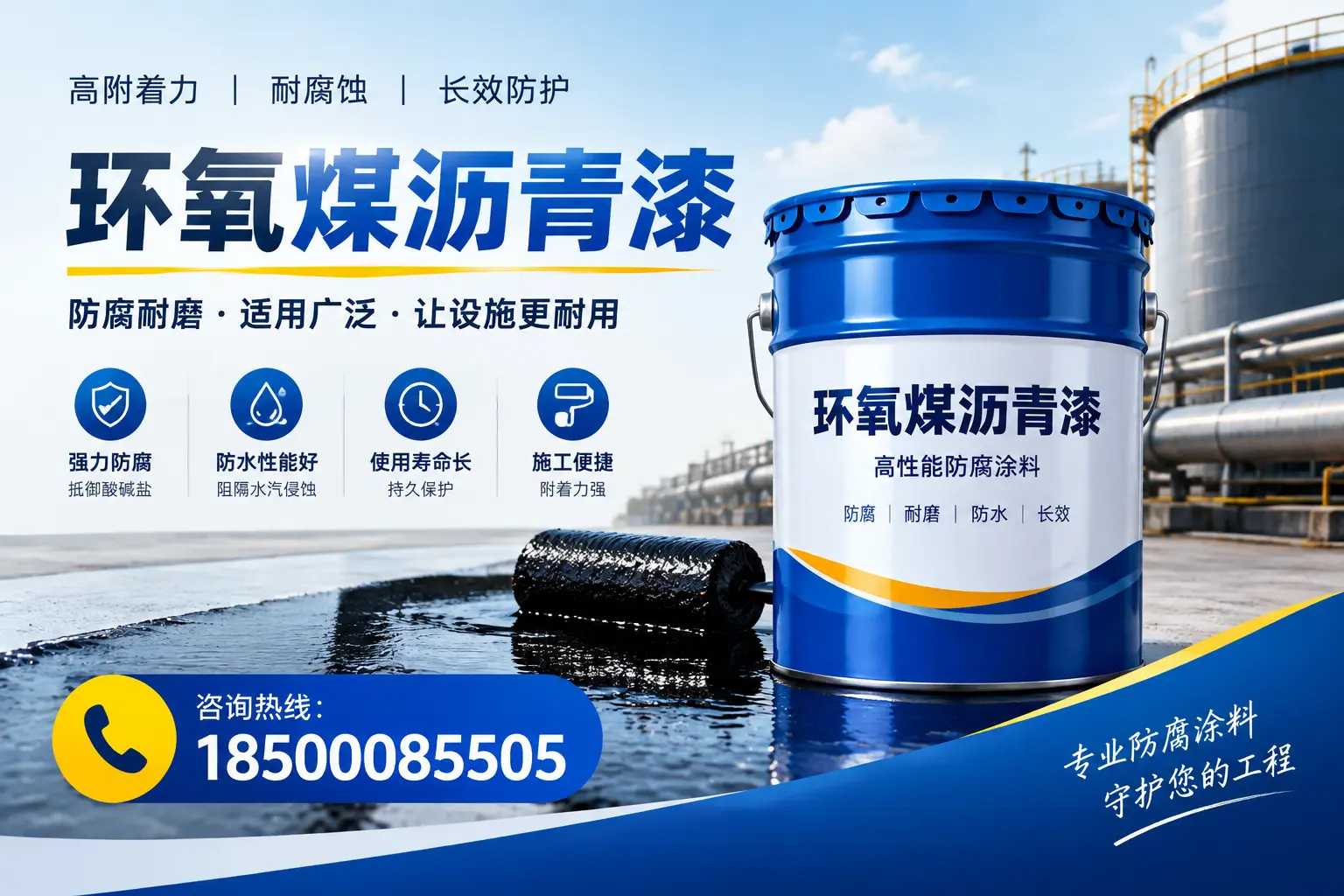 环氧煤沥青漆与其他涂料的对比分析,助力固原企业决策